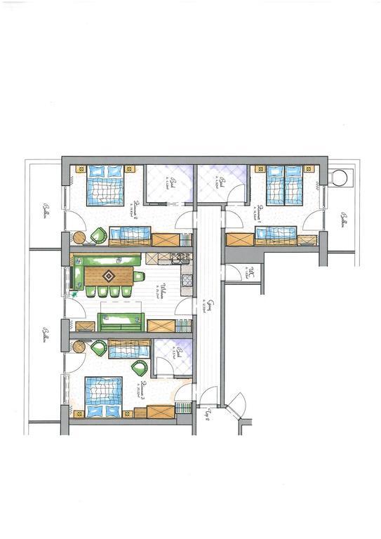 Aparthotel Hohe Brücke-NPHT Sommercard inklusive Mittersill Zimmer foto